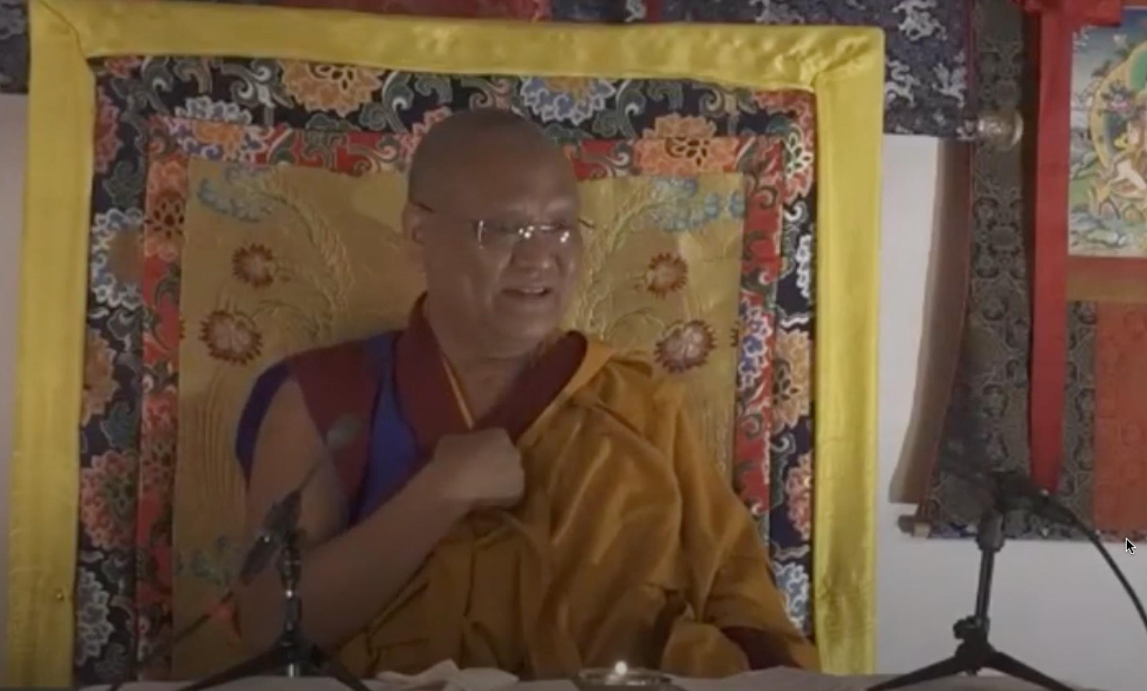 Менри Понлоб Ринпоче. Лекция «Как справляться с трудностями» (2022)