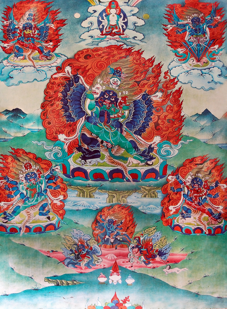 Секхар Чокнга — Пять йидамов отцовской тантры Бон