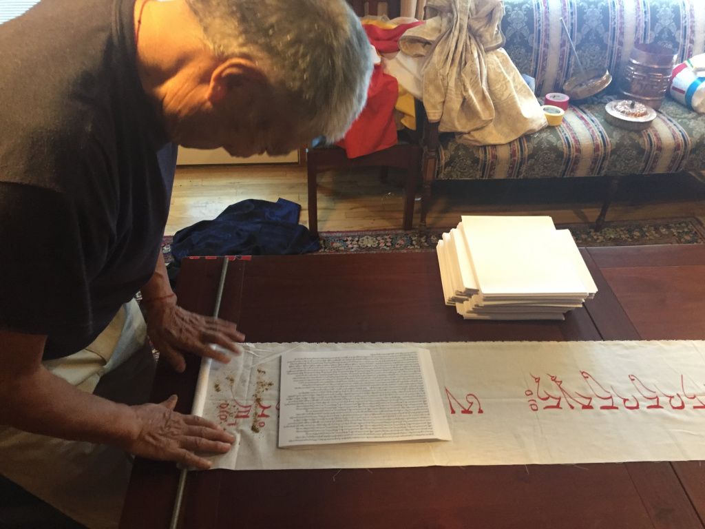 Изготовление тибетского молитвенного барабана